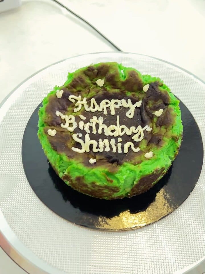 Coconut Pandan Cheesecake